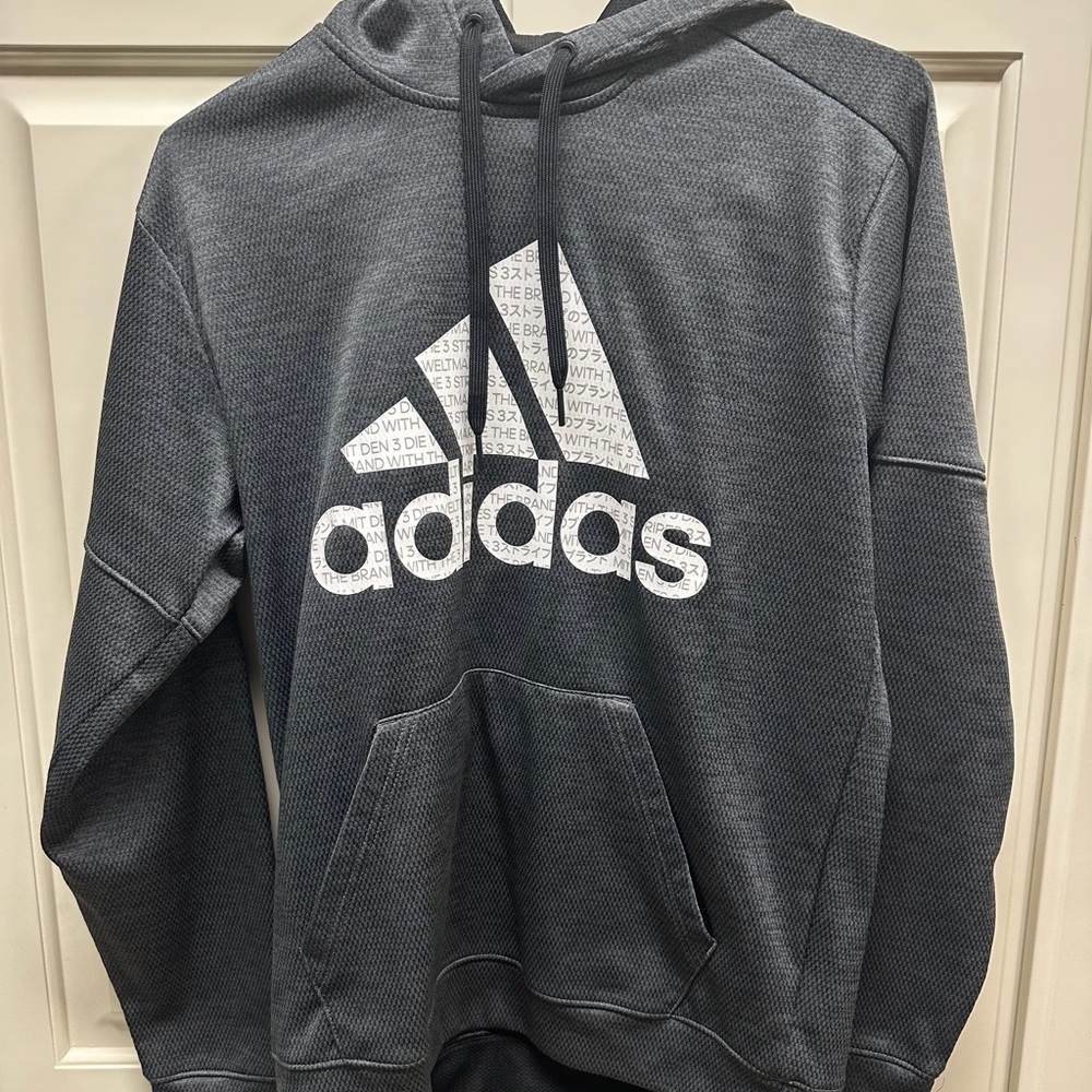 Adidas Men's Charcoal Hoodie